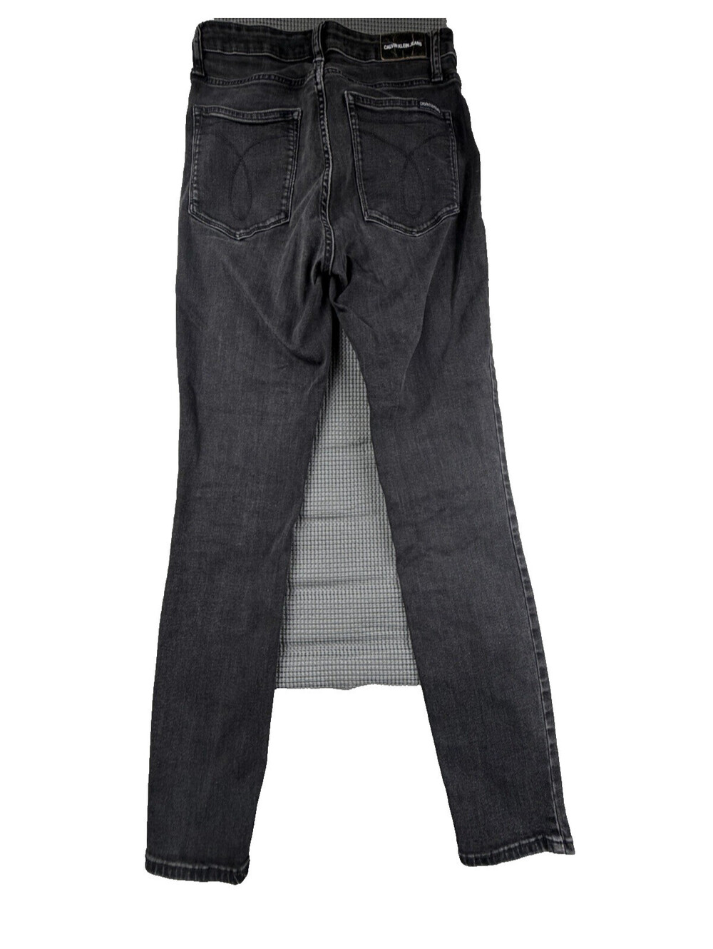 Calvin Klein Jeans Washed Faded Black Skinny Denim Pants Size 28x30 (C28 L30) - Picture 2 of 9